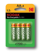 BATERIJA KODAK PUNJIVA NI-MH AA 2100 mAh 4/1