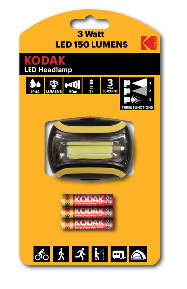 SVJETILJKA KODAK NAGLAVNA 3W + 3X AAA 150