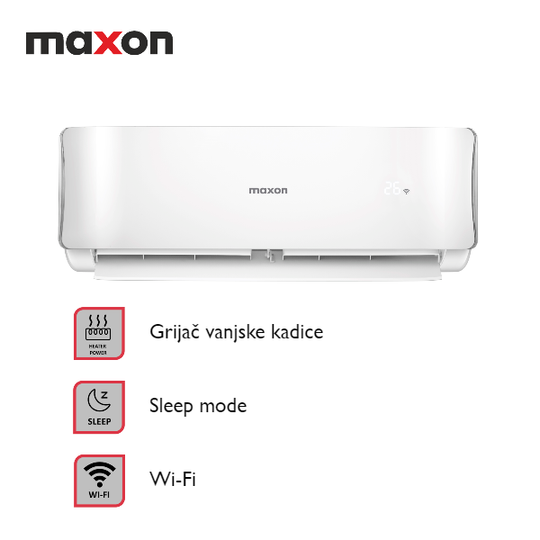 Maxon Comfort Wi-FI R32 2,6 / 2,9 kW
