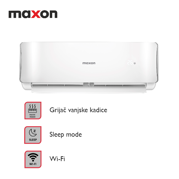 Maxon Comfort Wi FI R32 2,6 / 2,9 kW
