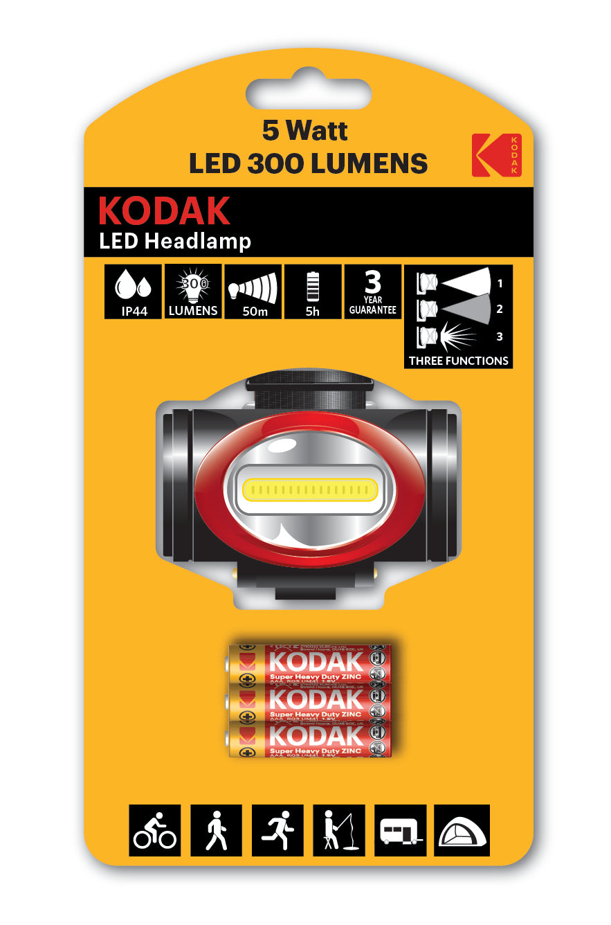 SVJETILJKA KODAK NAGLAVNA 5W + 3X AAA 300