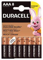 BATERIJA DURACELL BASIC AAA / LR03 8/1