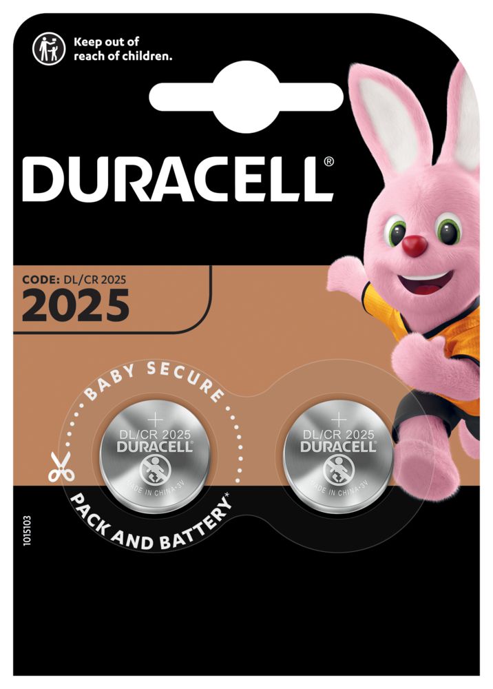 BATERIJA DURACELL CR2025 2/1